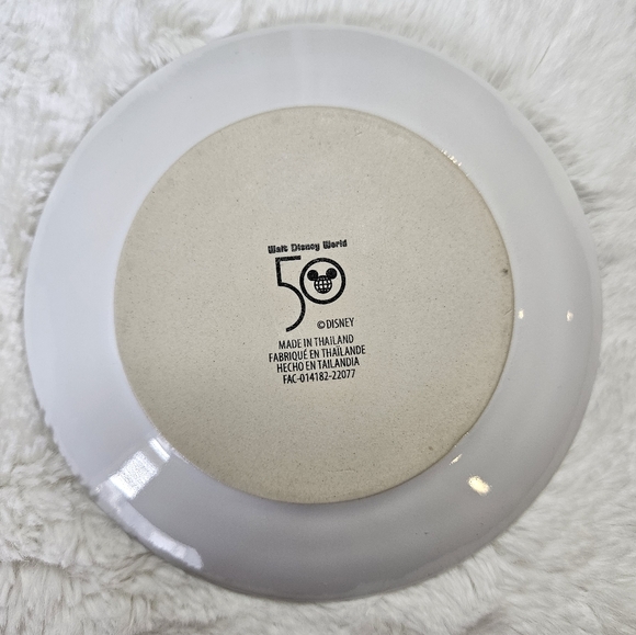 Walt Disney World Trinket Tray 50th Anniversary 5" Bowl Plate Dish 2021 - Picture 3 of 12
